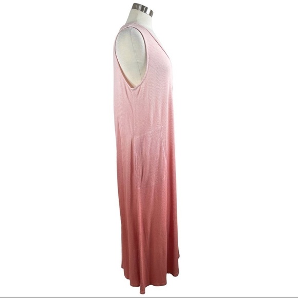 HUMMINGBIRD Ombre Button Front Midi Dress size M - Picture 3 of 8